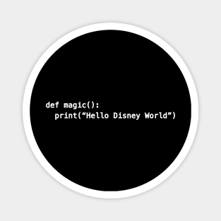 Hello World! (Option 2) Magnet